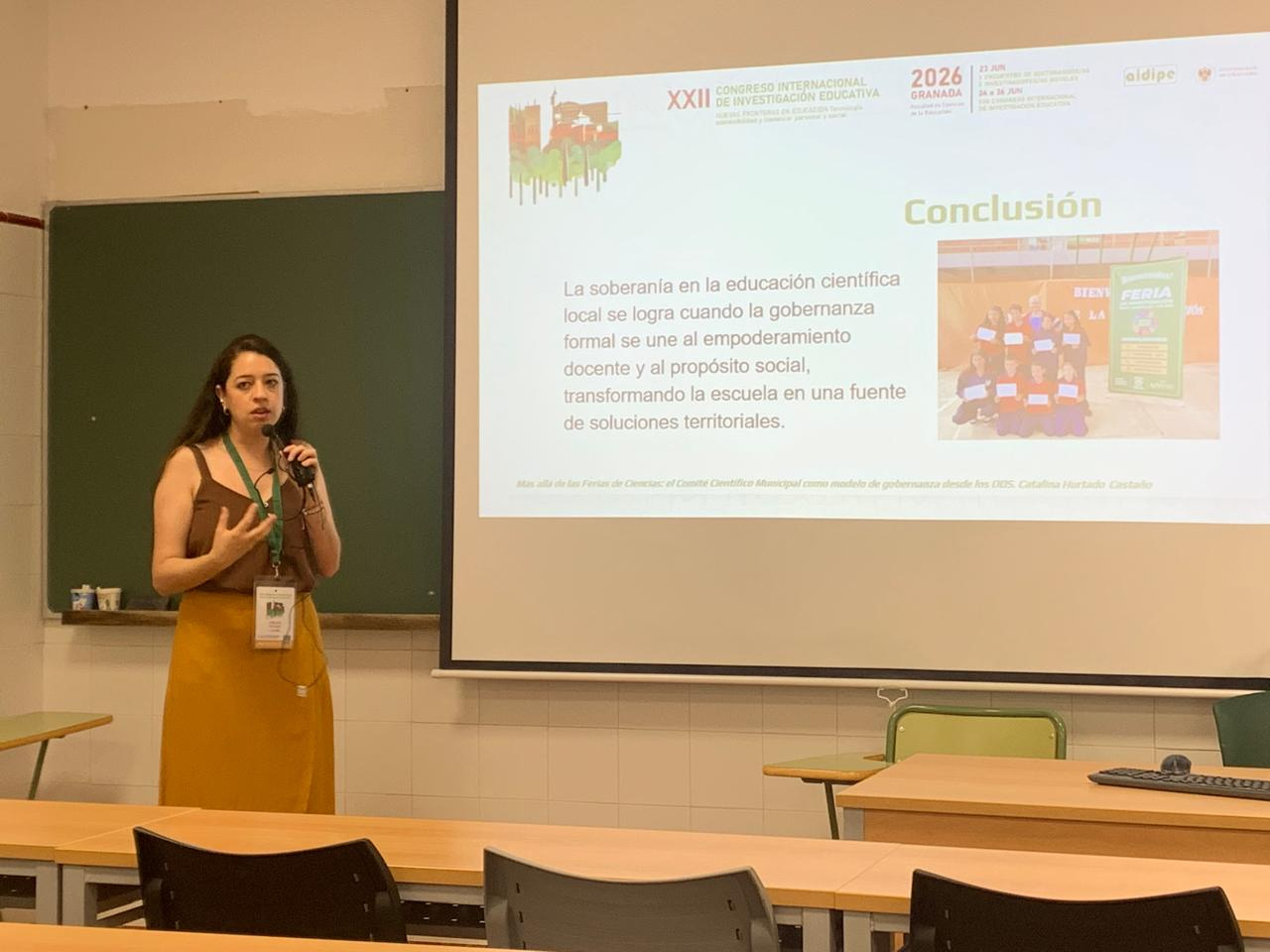 Docente de la IU Digital presenta los resultados de su investigación en el XXII Congreso Internacional de Investigación Educativa.